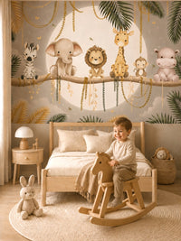 Thumbnail for Papier Peint Animaux de la Forêt Enfant | Le Petit Intissé