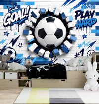 Thumbnail for Papier Peint Ballon de Foot | Le Petit Intissé