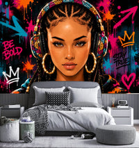 Thumbnail for Papier Peint Chambre Ado Fille Moderne | Le Petit Intissé