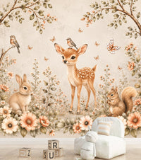 Thumbnail for Papier Peint Faon Fille | Le Petit Intissé