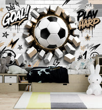 Thumbnail for Papier Peint Foot 3D | Le Petit Intissé
