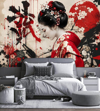 Thumbnail for Papier Peint Japonais Geisha | Le Petit Intissé