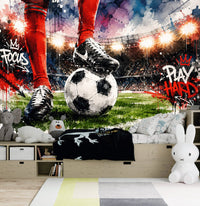 Thumbnail for Papier Peint Joueur de Foot | Le Petit Intissé