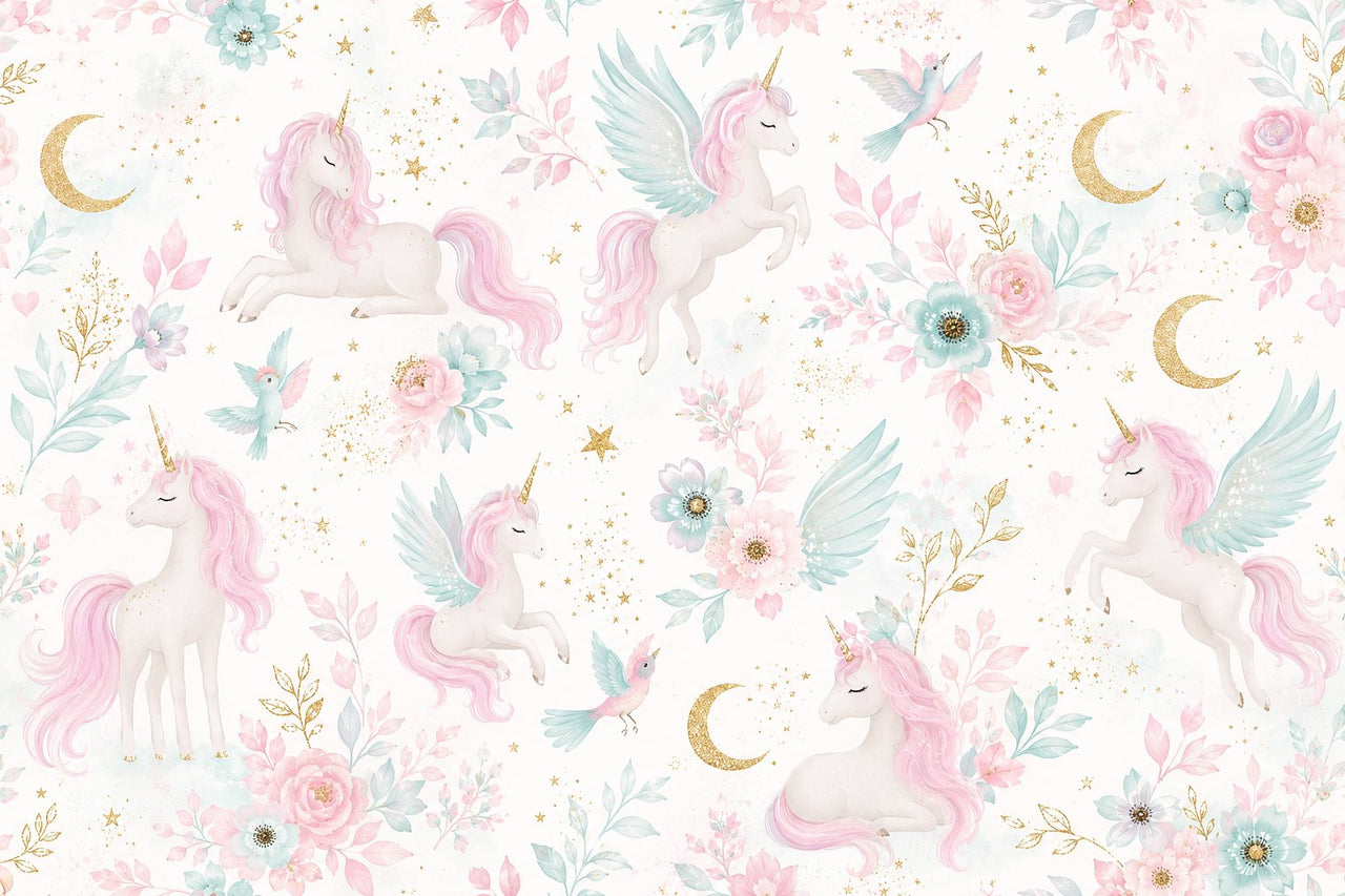 Papier Peint Licorne
Motif Enchantement