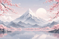 Thumbnail for Papier Peint Panoramique Estampe Japonaise | Le Petit Intissé