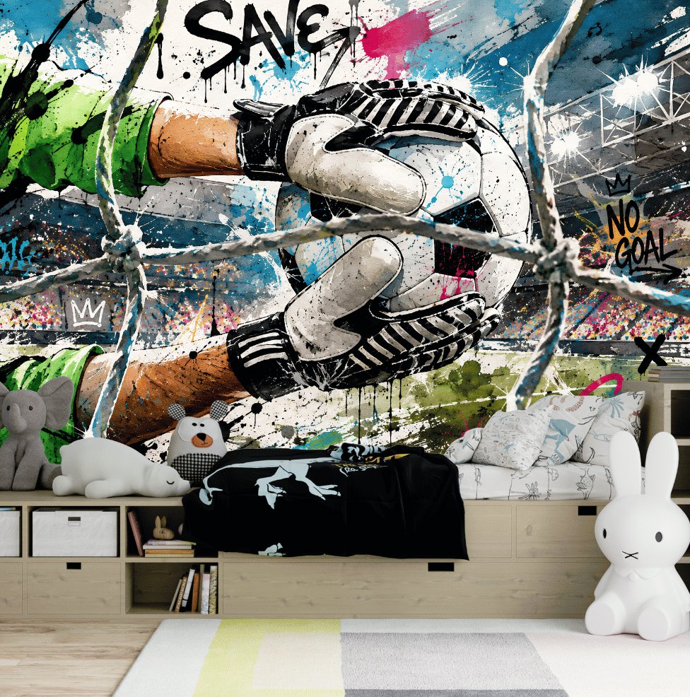 Papier Peint Panoramique Football | Le Petit Intissé