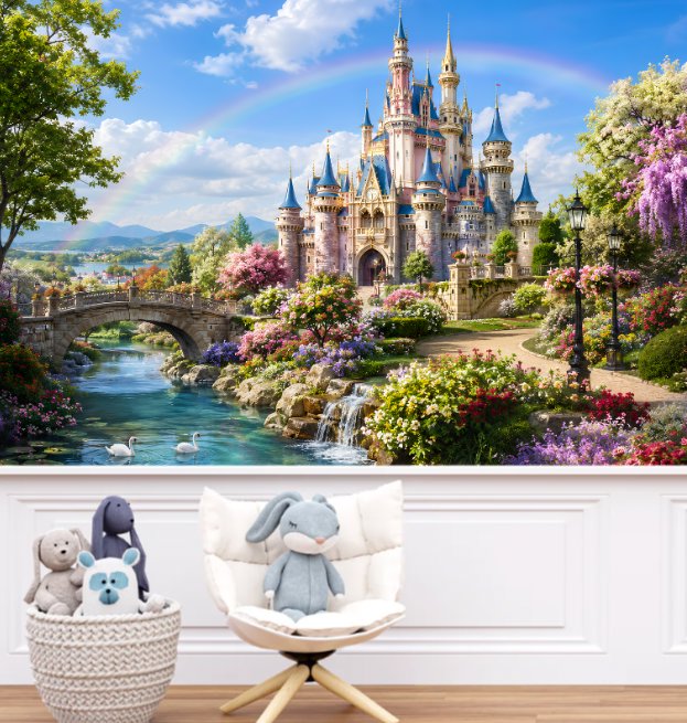 Papier Peint Princesse
Château Déco Jardin