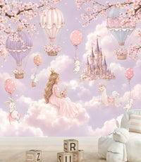 Thumbnail for Papier Peint Princesse
Ciel Fleuri et Château