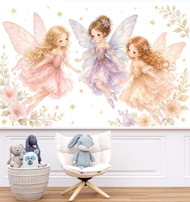 Papier Peint Princesse
Fées Couronnées