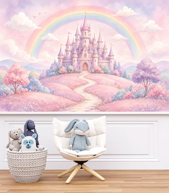 Papier Peint Princesse
Royaume et Arc-en-ciel
