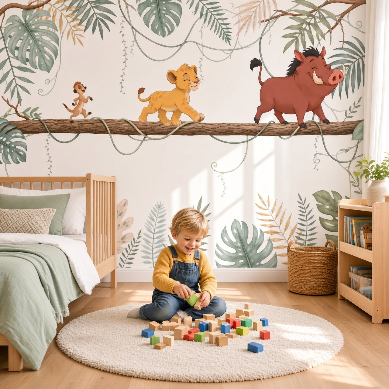Papier Peint Roi Lion | Le Petit Intissé