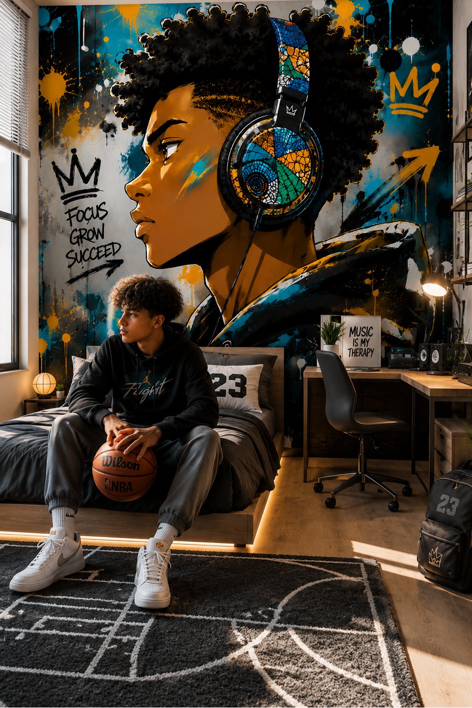 Papier Peint Street Art Ado | Le Petit Intissé
