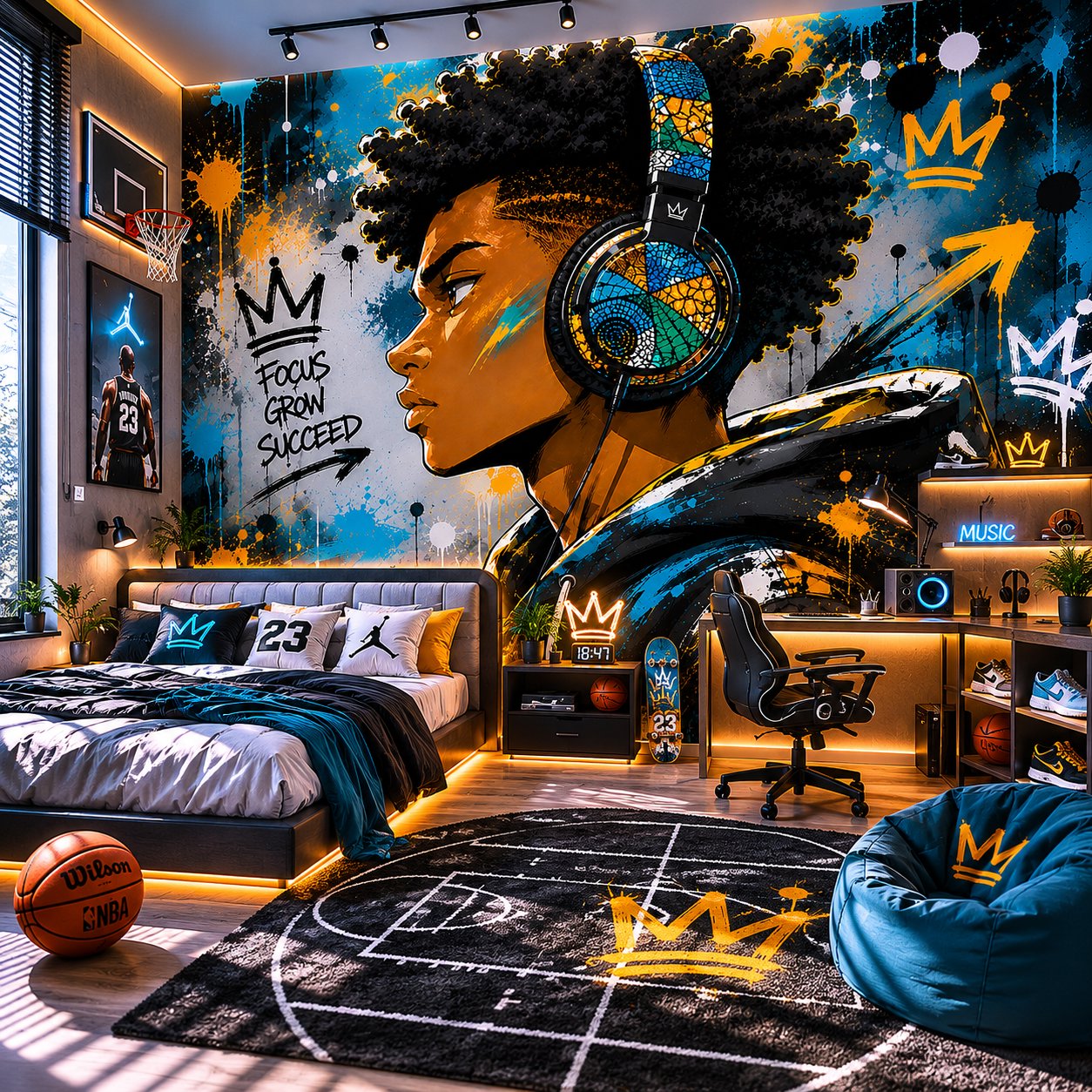 Papier Peint Street Art Ado | Le Petit Intissé