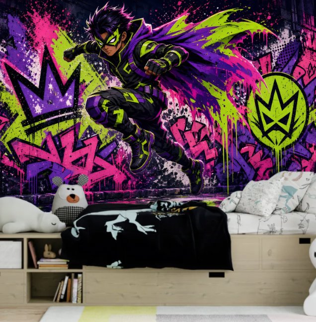 Papier Peint Super Héros
L'Ombre du Justicier