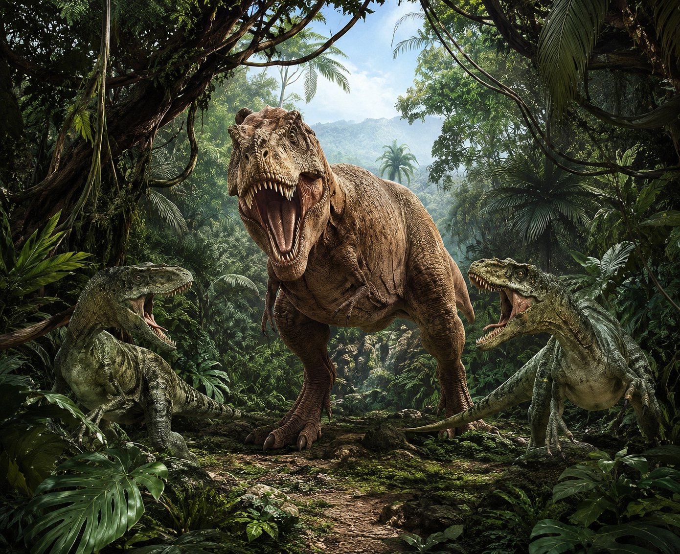 Papier Peint Tyrannosaure | Le Petit Intissé