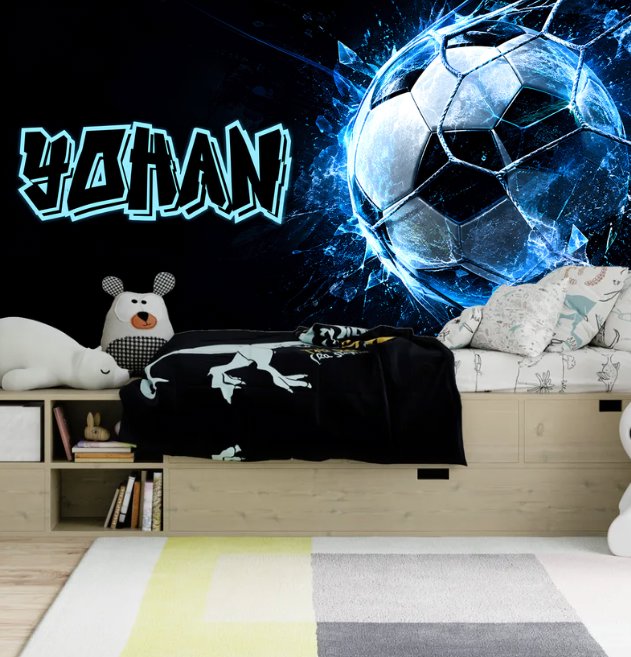 Papier Peint avec Prénom
Football Urban Ado