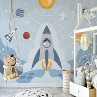 Thumbnail for Papier Peint Espace <br/> Système Solaire décollage