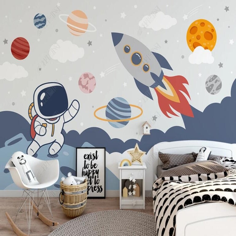 Thème Espace pour Papier Peint Chambre Spatiale | Le Petit Intissé