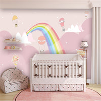 Thumbnail for Papier Peint Fille Classique <br/> Chemin Arc-en-ciel