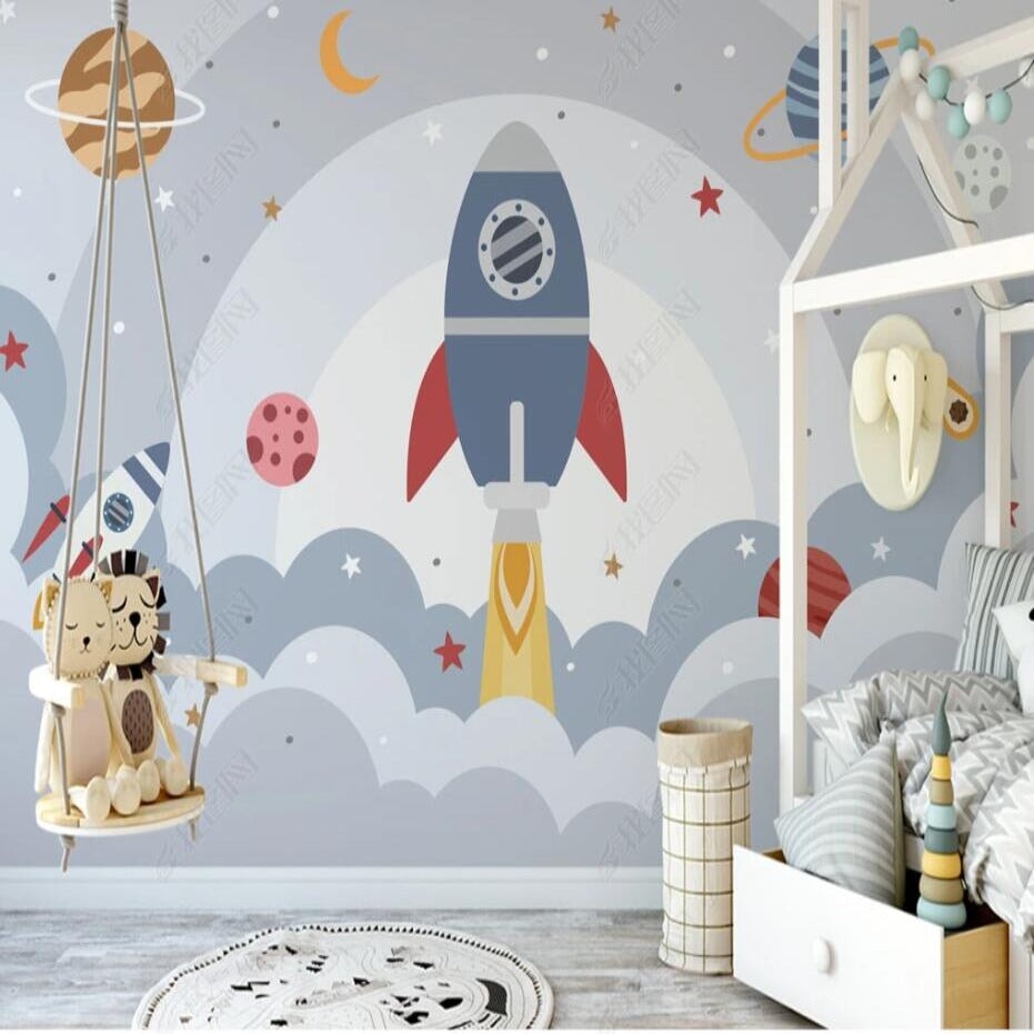 Papier Peint Déco Espace | Le Petit Intissé