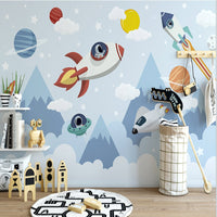 Thumbnail for Papier Peint Espace <br/> Paysage Planète Montagne