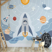 Thumbnail for Papier Peint Espace <br/> Système Solaire décollage