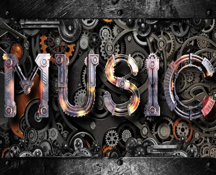 Papier Peint Musique <br/> Steampunk