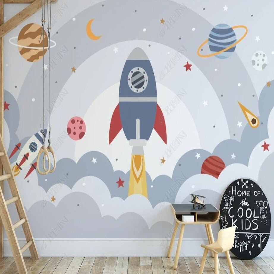 Papier Peint Déco Espace | Le Petit Intissé