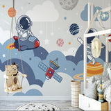 Papier Peint Chambre Enfant Astronaute | Le Petit Intissé