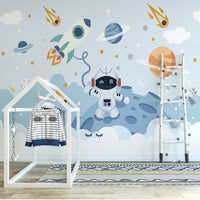 Thumbnail for Papier Peint Espace <br/> Comète et Astronaute