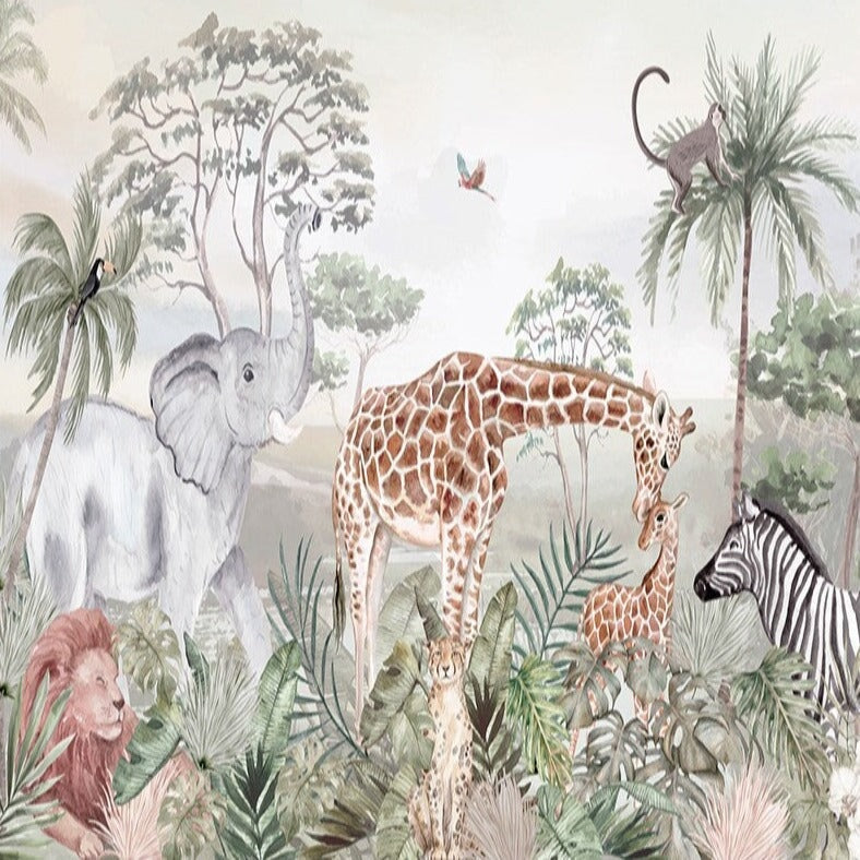 Décor Mural Nature Pour Chambre Enfant | Le Petit Intissé