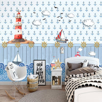 Thumbnail for Papier Peint Marin <br/> Motif Joyeux