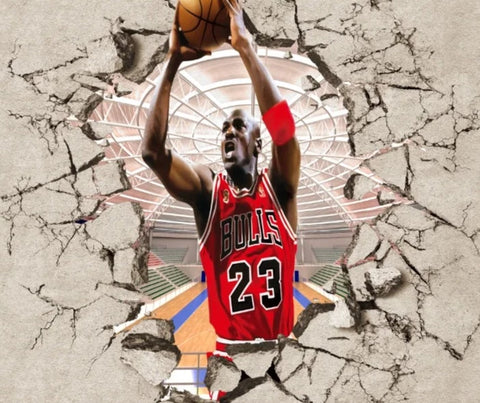 Papier Peint Basket <br/> Michael Jordan