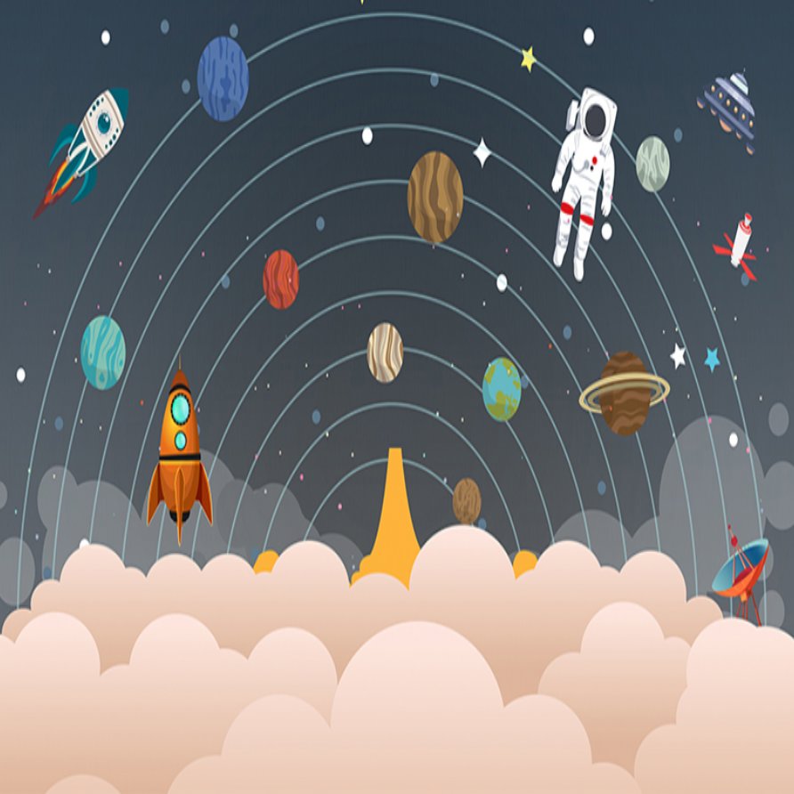 Papier Peint Espace <br/> Constellation Animation