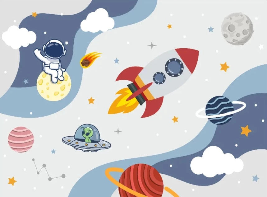 Papier Peint Espace <br/> Lancement Spatial