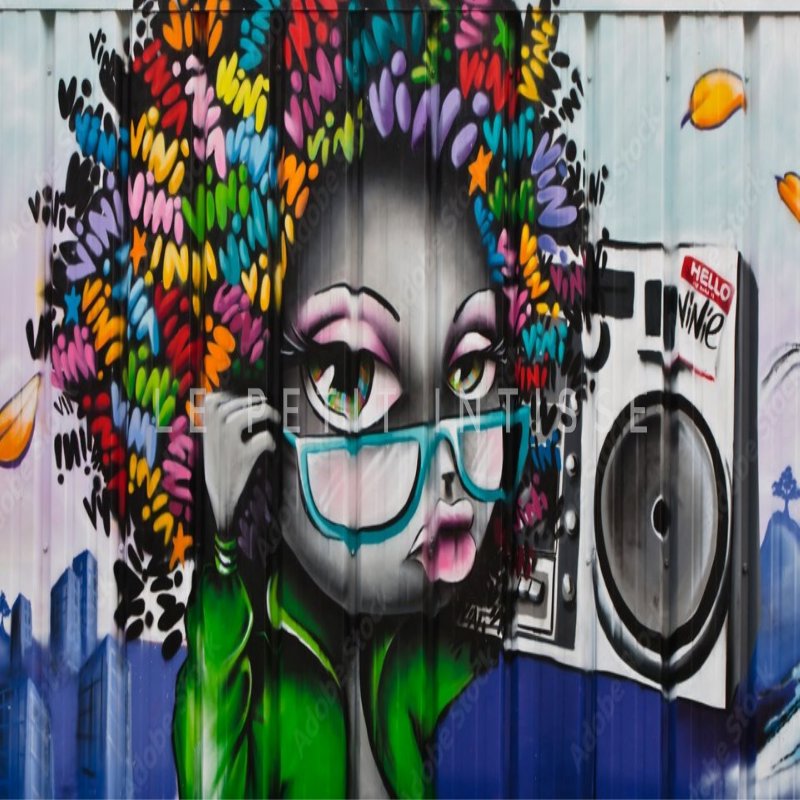 Papier Peint Ado Classique <br/> Coupe Afro