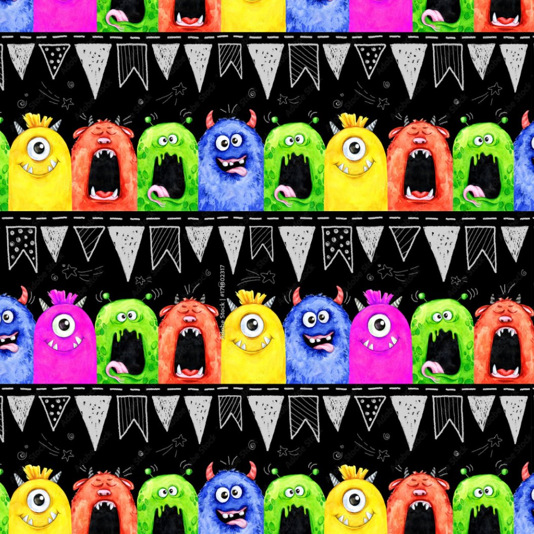 Papier Peint Garçon Classique <br/> Rigolo et Couleur