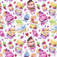 Thumbnail for Papier Peint Fille Classique <br/> Pâtisserie Girly