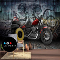 Thumbnail for Papier Peint Moto <br/> Moto et Eléphant