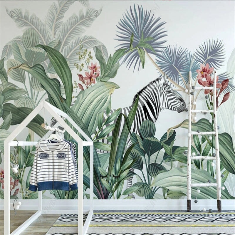 Papier Peint Zèbre Enfant | Le Petit Intissé