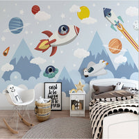 Thumbnail for Papier Peint Espace <br/> Paysage Planète Montagne