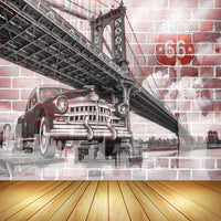 Thumbnail for Papier Peint Voiture <br/> Brique Ancienne