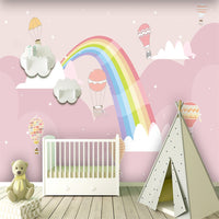 Thumbnail for Papier Peint Fille Classique <br/> Chemin Arc-en-ciel