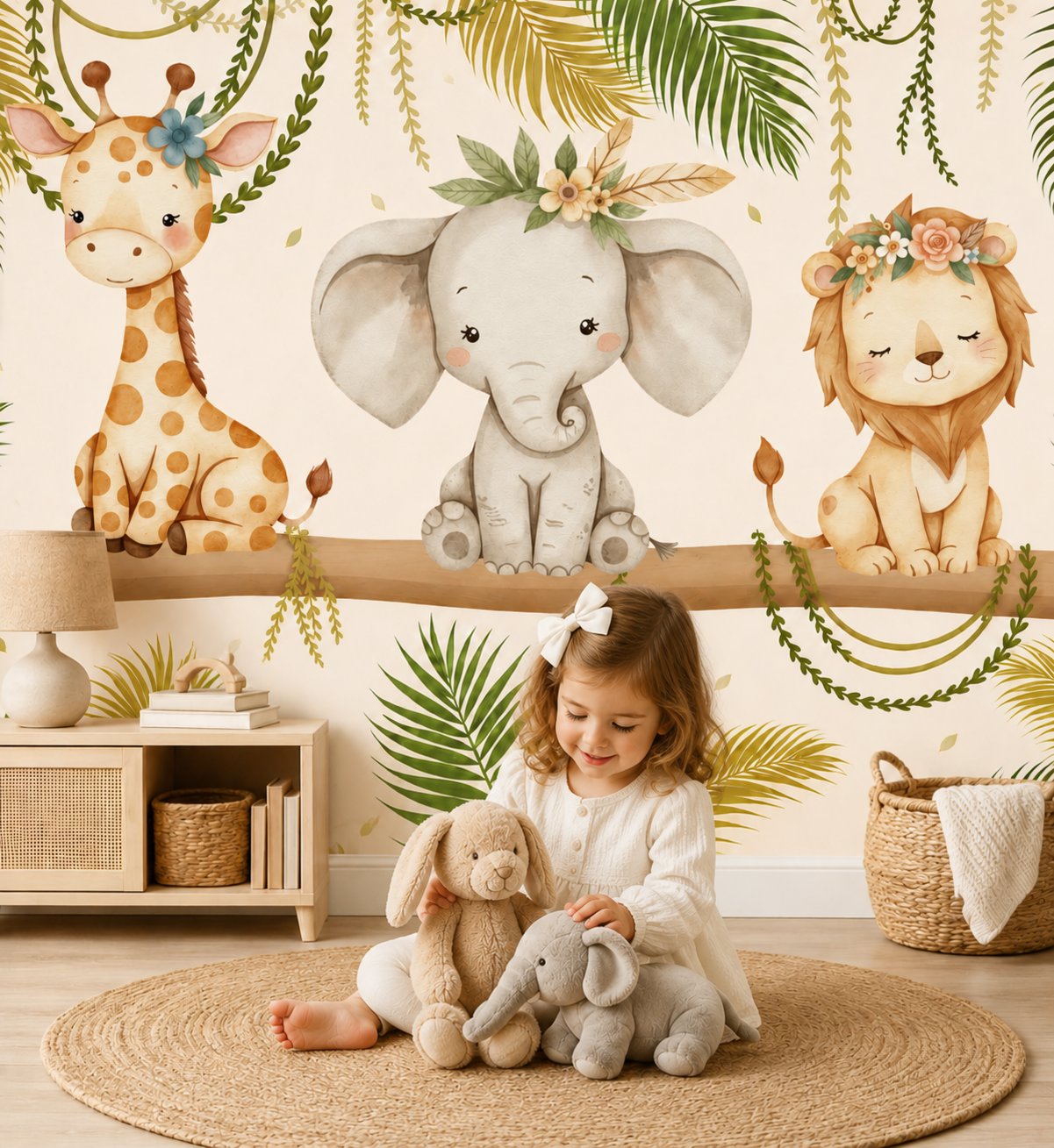 Tapisserie Animaux Jungle Enfant | Le Petit Intissé