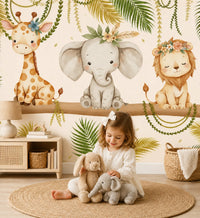Thumbnail for Tapisserie Animaux Jungle Enfant | Le Petit Intissé
