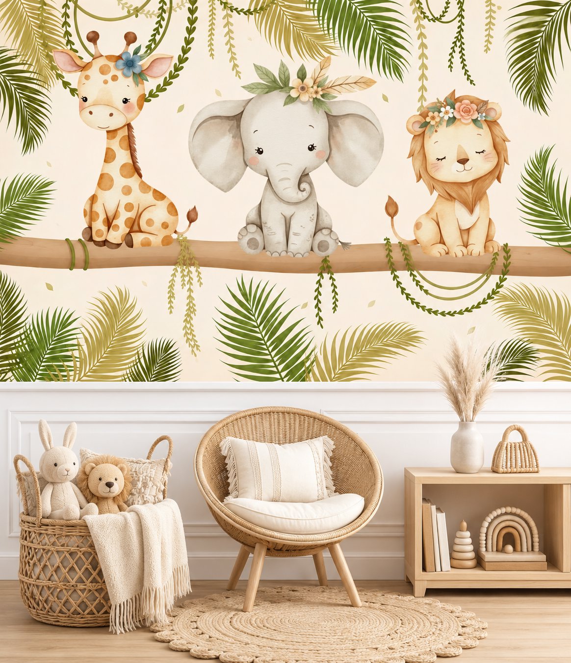 Tapisserie Animaux Jungle Enfant | Le Petit Intissé
