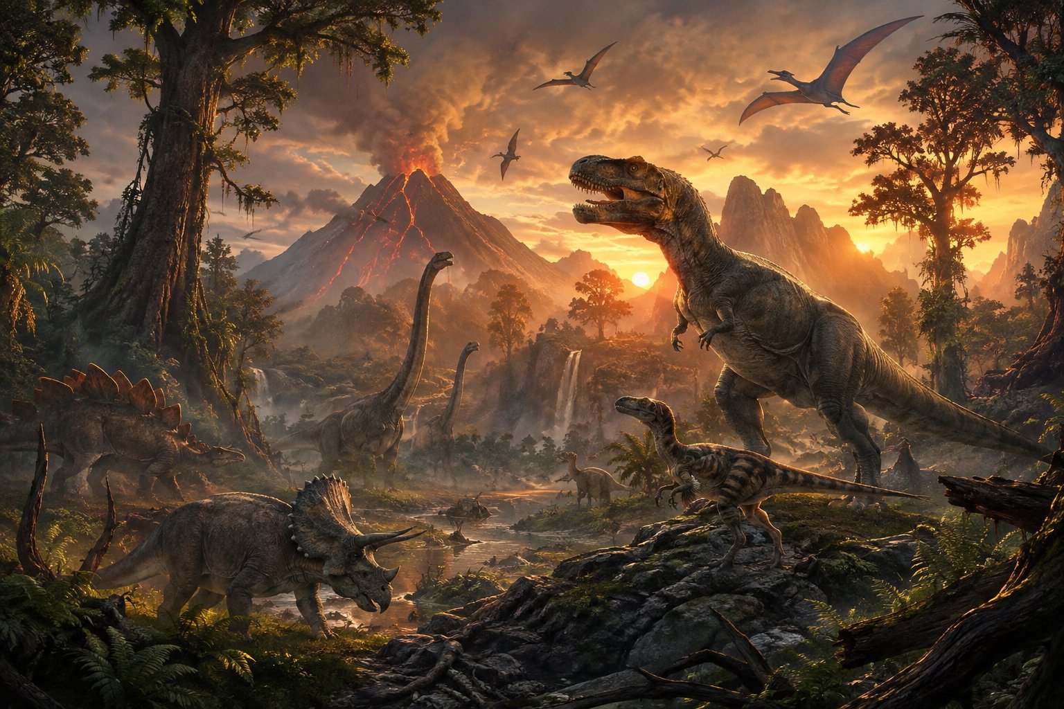 Tapisserie Dinosaure 4 Murs | Le Petit Intissé