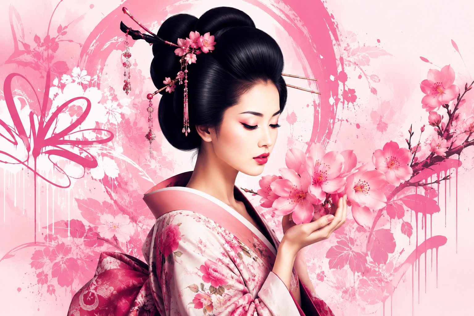 Tapisserie Geisha | Le Petit Intissé