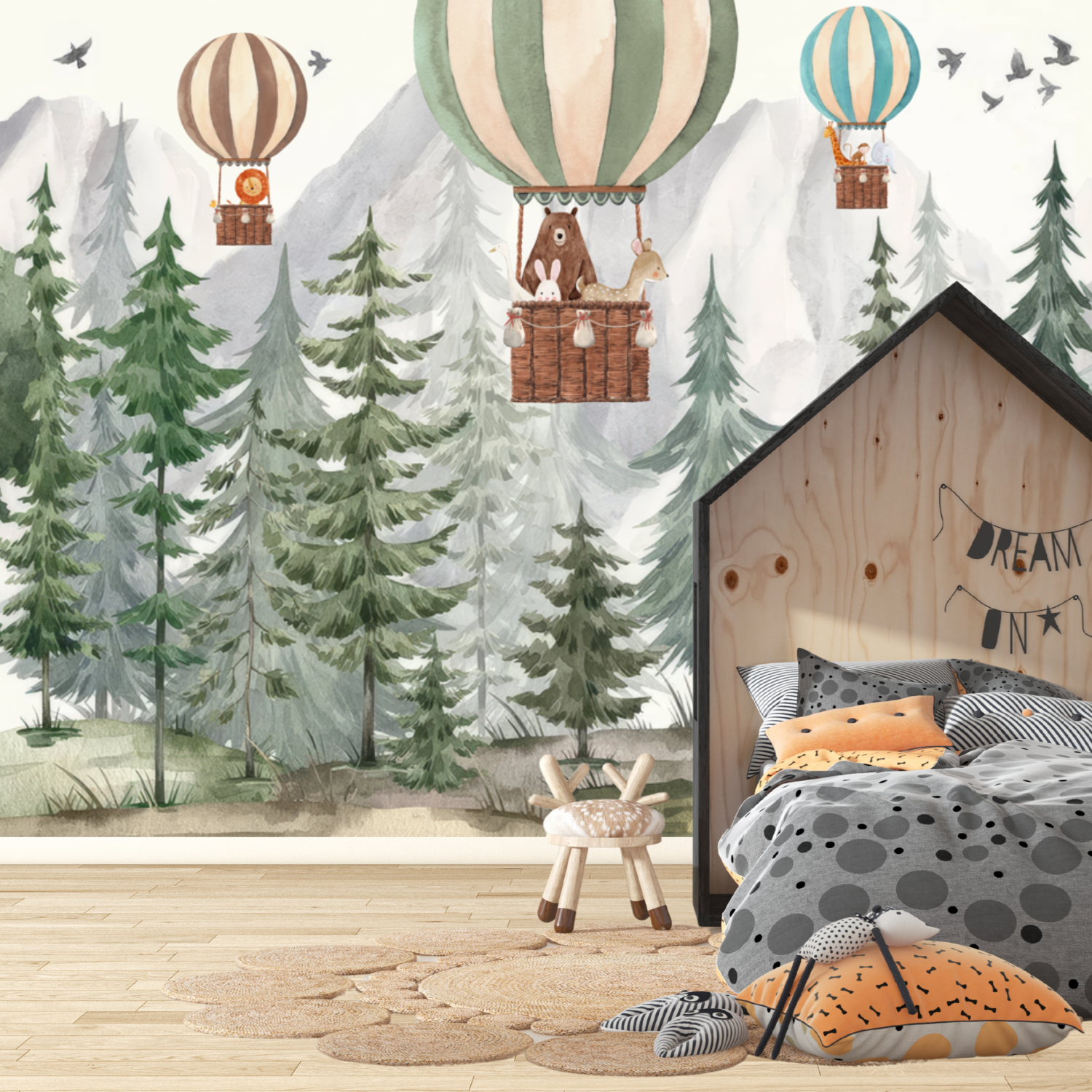 Décoration Chambre Animaux de la Forêt | Le Petit Intissé