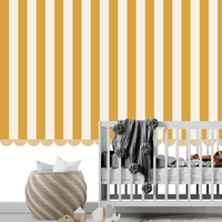 Thumbnail for Papier Peint Rayure Jaune | Le Petit Intissé
